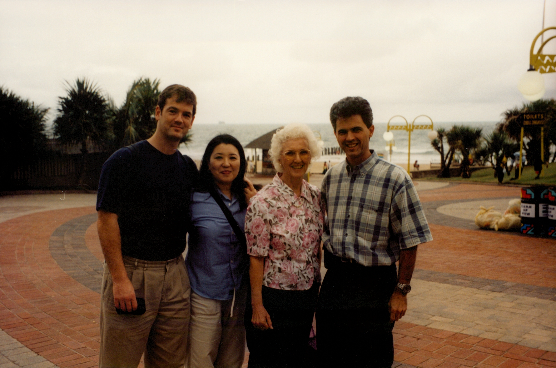 S, G, Esme and Robert Brien in Durban