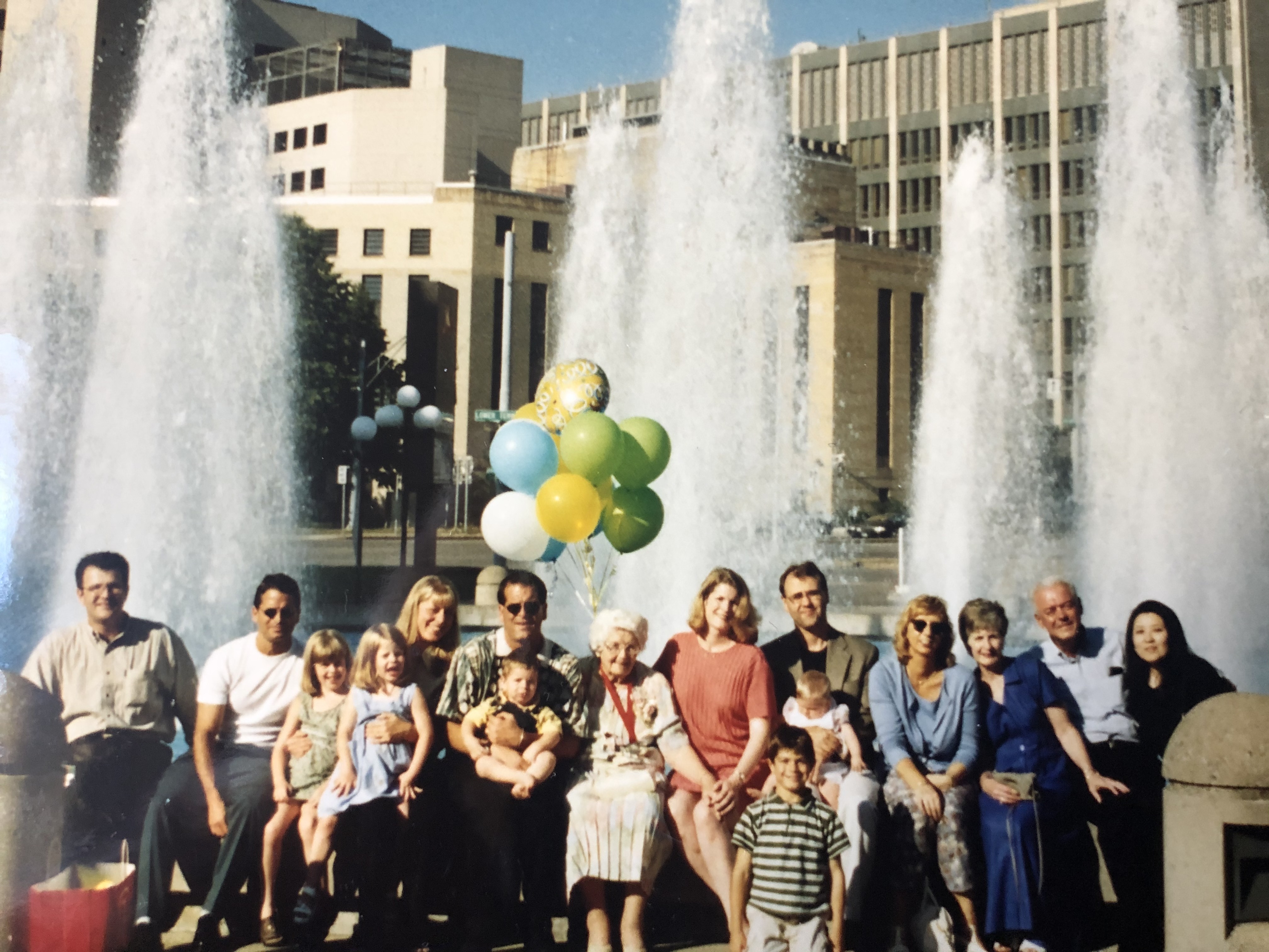 Picture of extended family in Buffalo