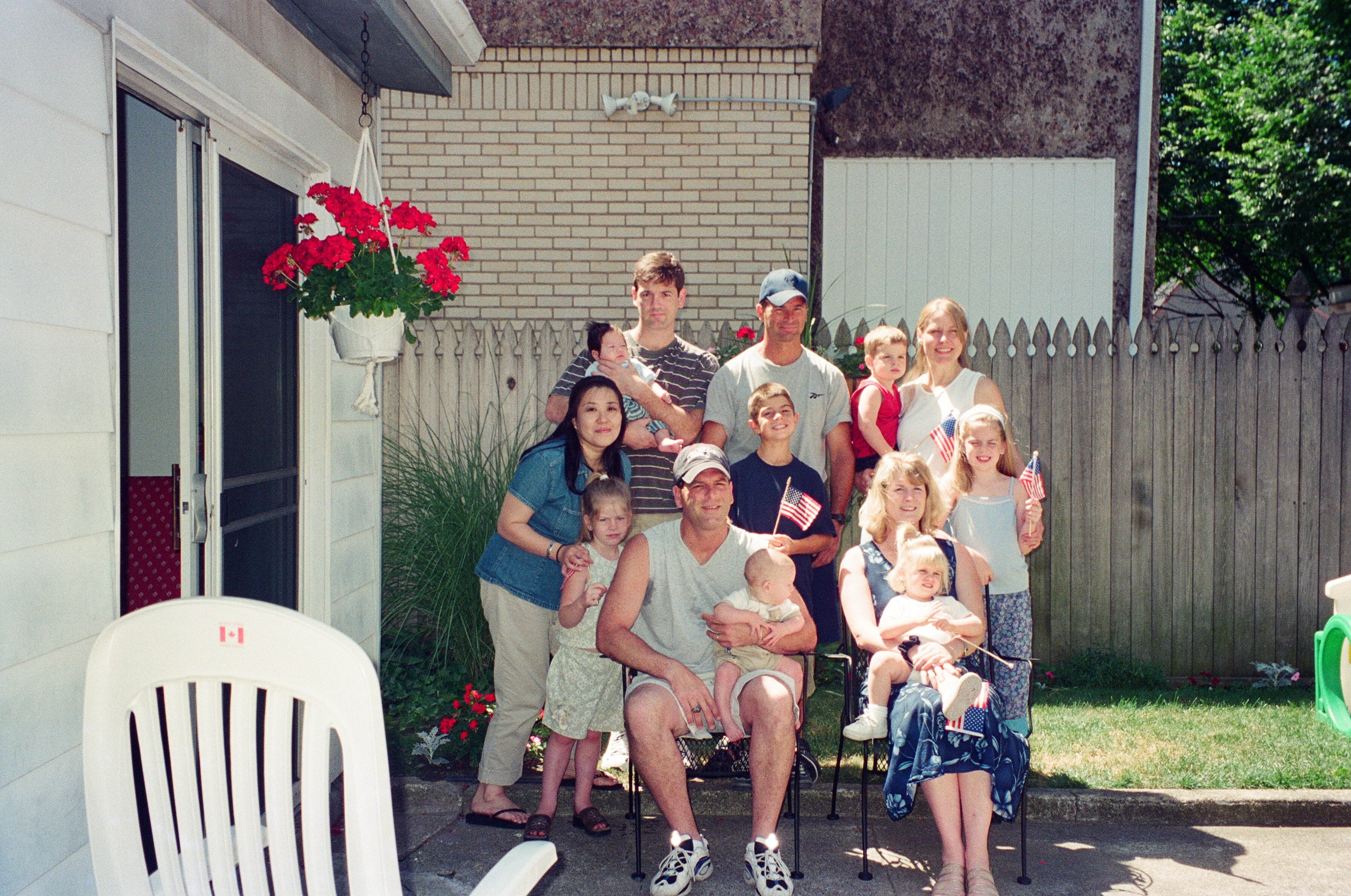 Picture of extended family in Buffalo