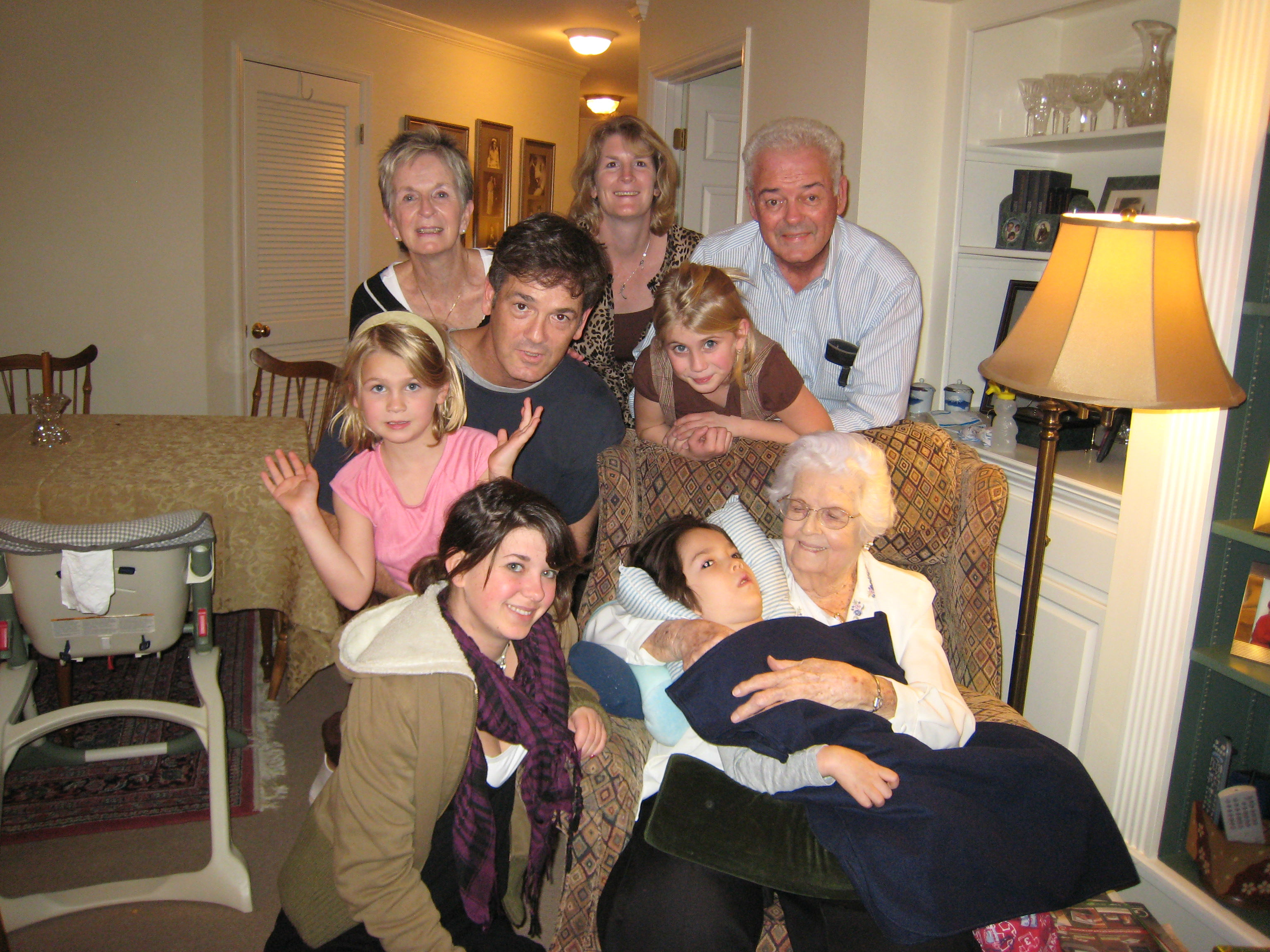 Picture of extended family in Raleigh