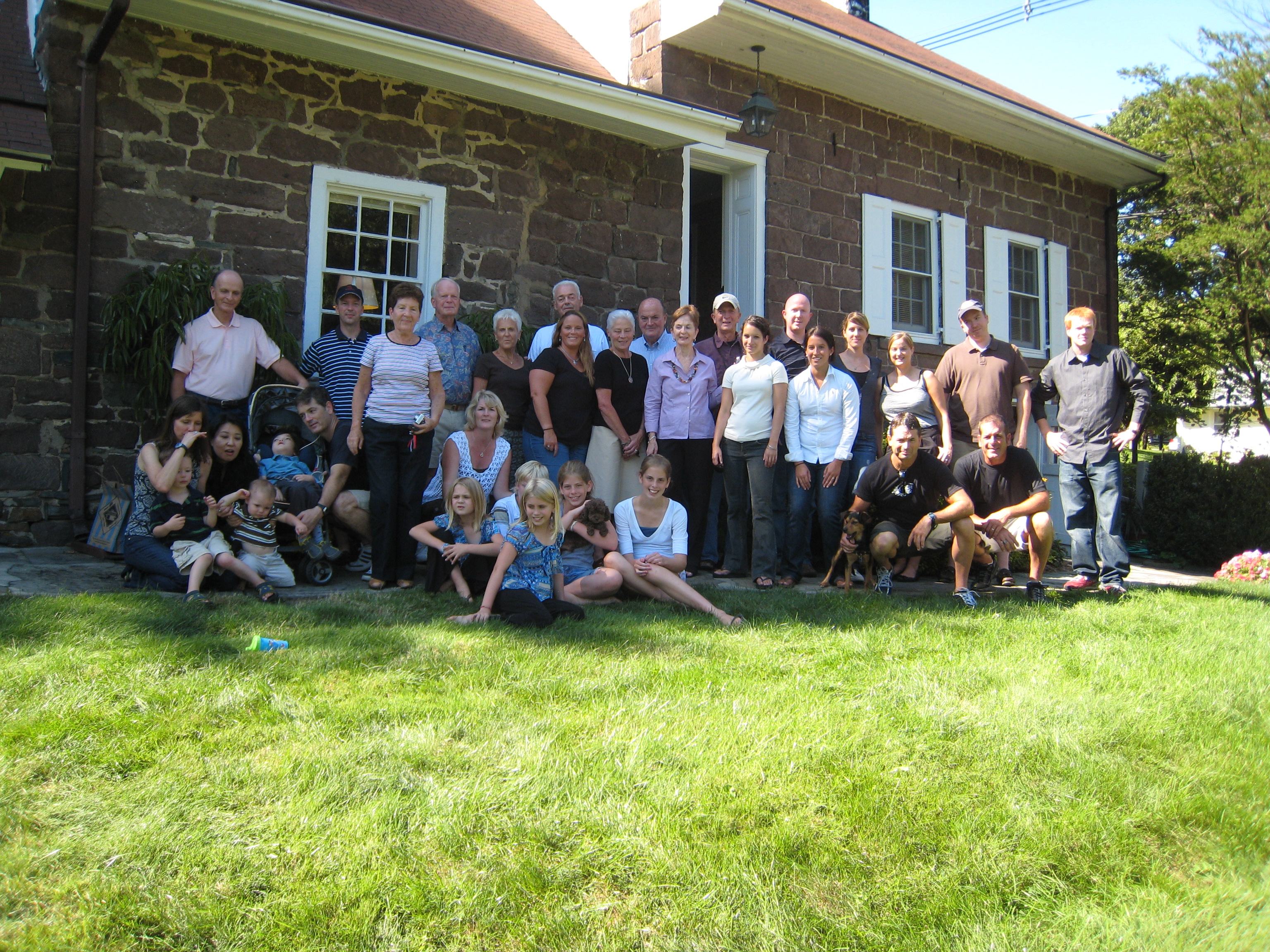 Picture of extended family in Wyckoff, NJ