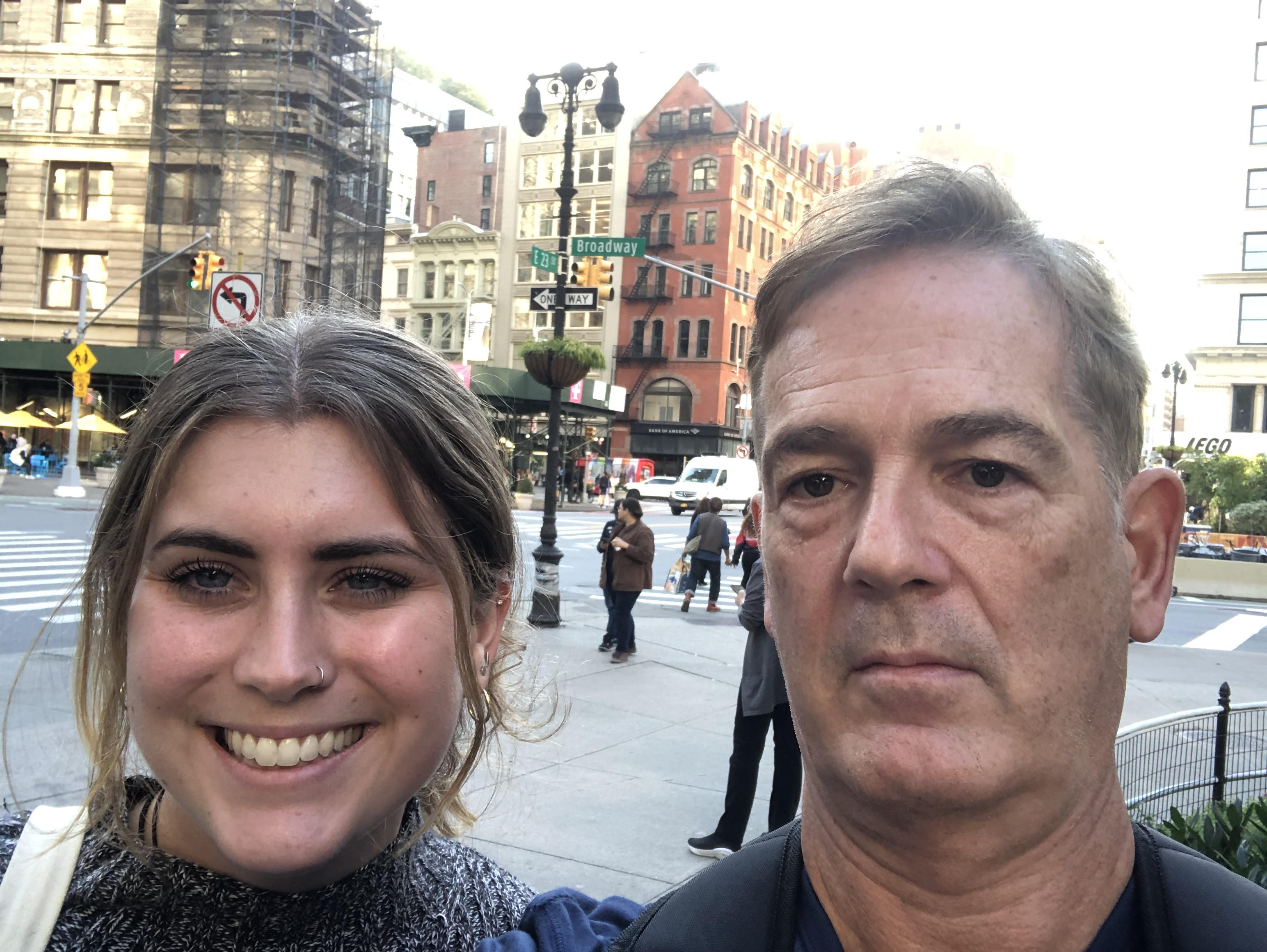 Picture of SJ and UG in Manhattan