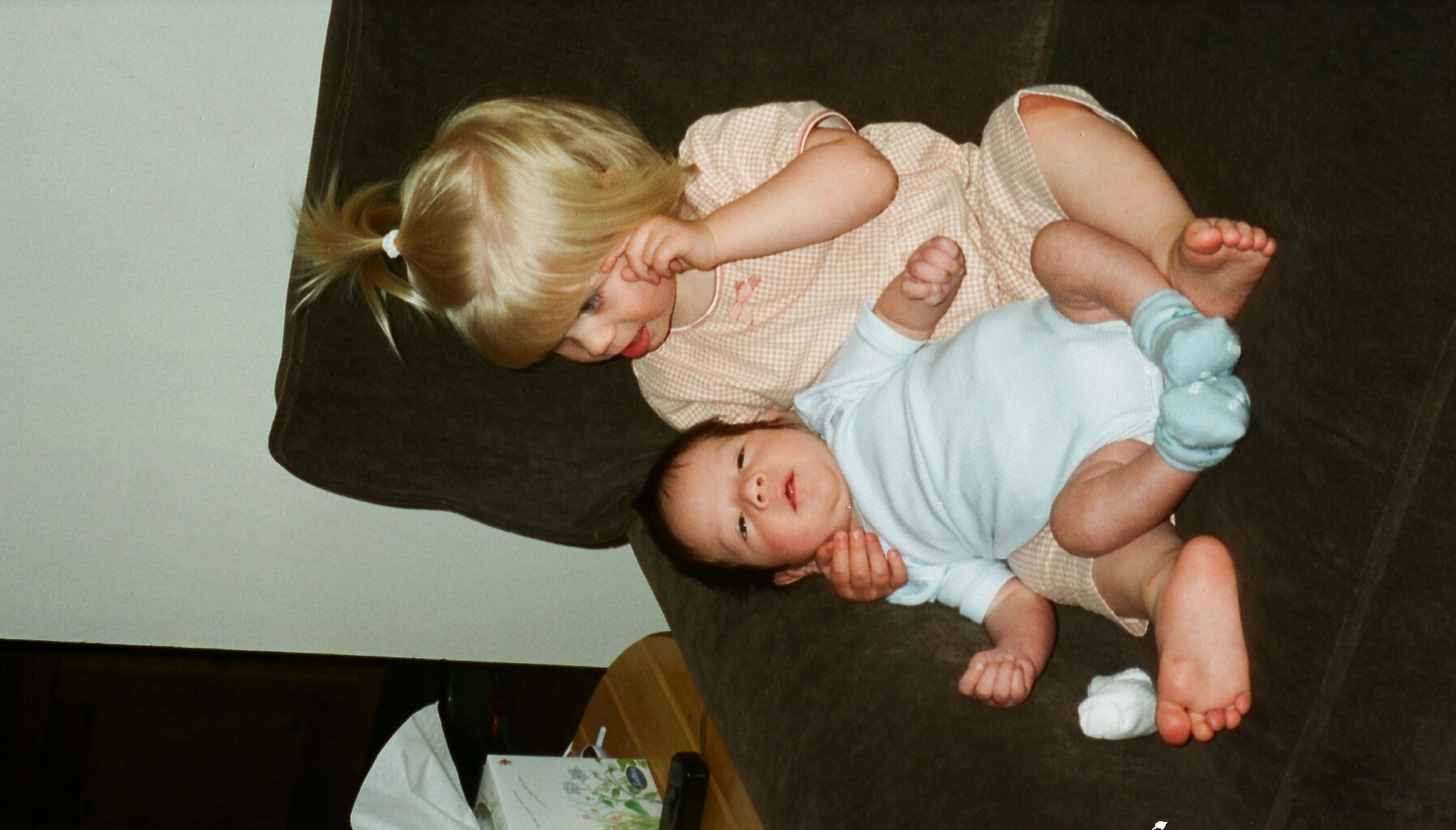 Picture of SJ and cousin George in NYC in 2002